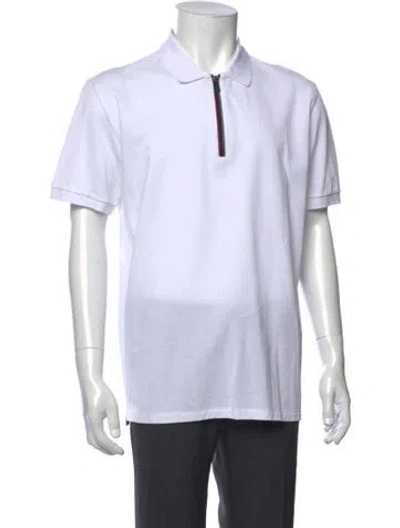 Pre-owned Ps By Paul Smith Collar Short Sleeve Polo Shirt In White