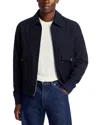 Ps By Paul Smith Collared Zip Jacket In Black