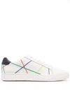 Ps By Paul Smith Ps Paul Smith Mens Shoe Rex White Multi Abstract In White