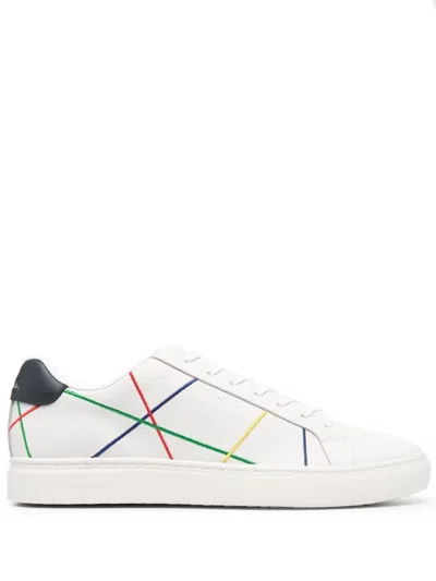 PS BY PAUL SMITH COLOUR-BLOCK LOW-TOP SNEAKERS