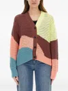 Ps By Paul Smith Ps Paul Smith Gradient Wave Knitted Cardigan