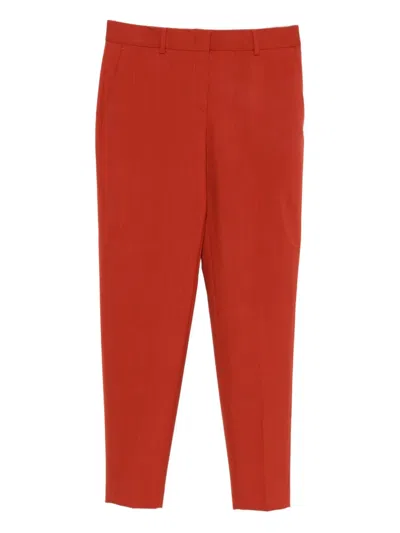 Ps By Paul Smith Concealed-fastening Trousers In Red