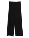Ps By Paul Smith Concealed-fastening Wool Trousers In Black