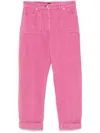 PS BY PAUL SMITH CORDUROY BARREL-LEG TROUSERS