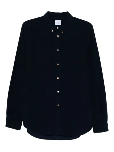 Ps By Paul Smith Corduroy Shirt In Black