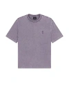 PS BY PAUL SMITH COTTON ACID WASH LOGO TEE
