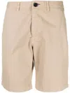 Ps By Paul Smith Cotton Bermuda Shorts In Braun
