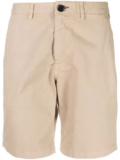 Ps By Paul Smith Cotton Bermuda Shorts In Braun
