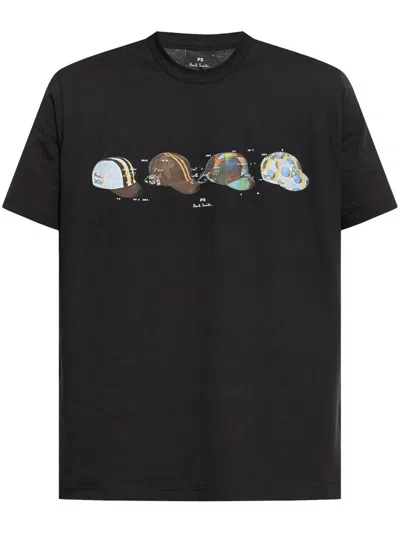 PS BY PAUL SMITH COTTON CYCLING CAPS T-SHIRT