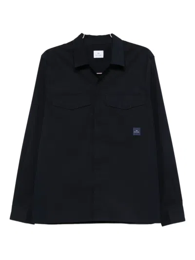 PS BY PAUL SMITH COTTON-NYLON DOUBLE-POCKET SHIRT