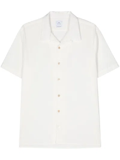 Ps By Paul Smith Cotton Shirt In Blue