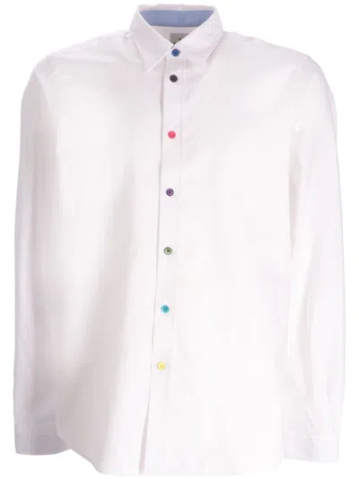 Ps By Paul Smith Cotton Shirt In White