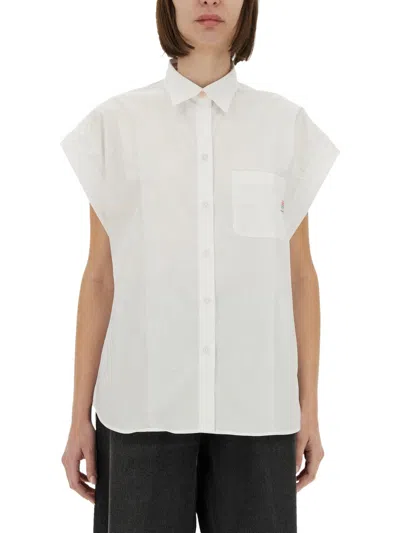 Ps By Paul Smith Cotton Shirt In White
