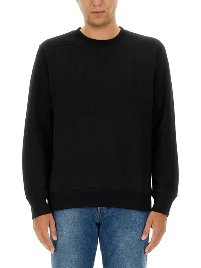 Ps By Paul Smith Cotton Sweatshirt In Black