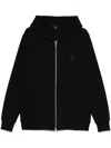 Ps By Paul Smith Zebra-motif Hoodie In Black
