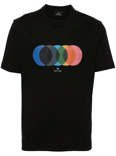 Ps By Paul Smith Cotton T-shirt In Black