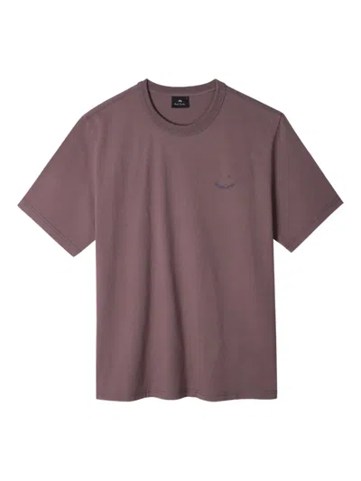 Ps By Paul Smith Cotton T-shirt In Purple