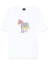 Ps By Paul Smith Ps Paul Smith Zebra Craft Cotton T-shirt In White