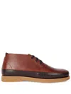 Ps By Paul Smith Tan Leather 'crane' Chukka Boots Brown In Brown