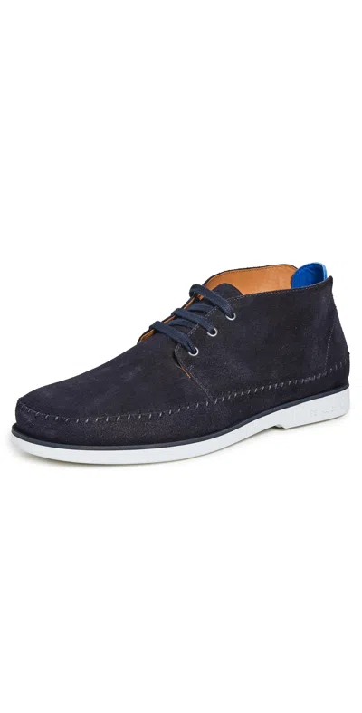 Ps By Paul Smith Crane Suede Shoes Navy