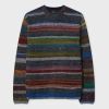 Ps By Paul Smith Striped Sweater In Multi
