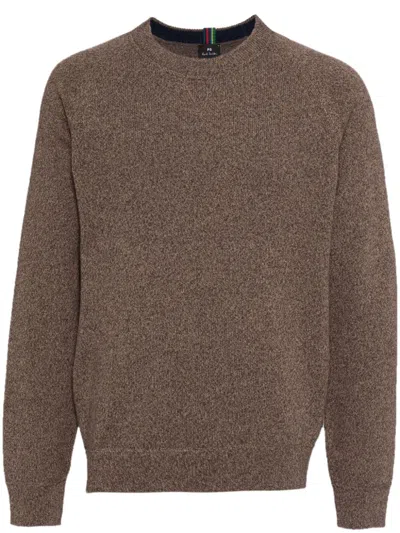 Ps By Paul Smith Crew-neck Jumper In 褐色