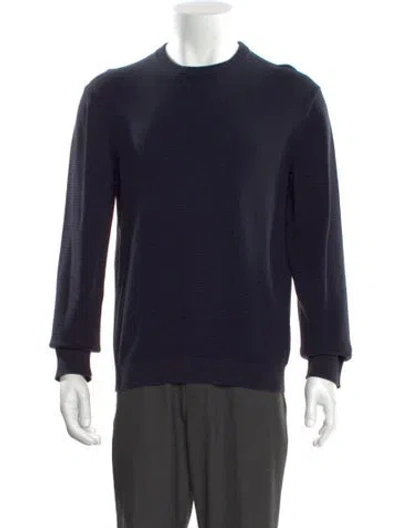 Pre-owned Ps By Paul Smith Crew Neck Long Sleeve Sweatshirt In Blue