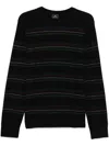 Ps By Paul Smith Crew-neck Sweater In 黑色