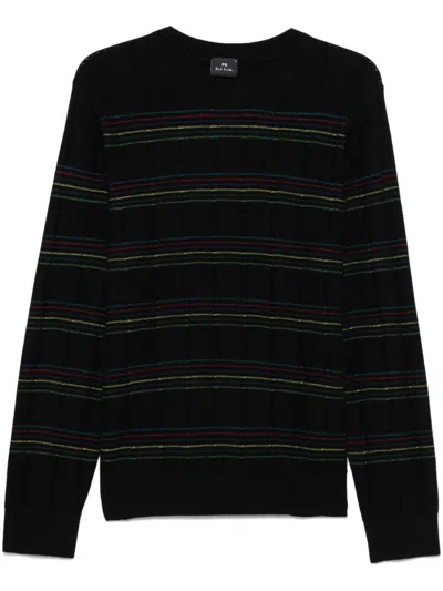 Ps By Paul Smith Crew-neck Sweater In Blue