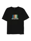 Ps By Paul Smith Crew Neck T-shirt With Print In Black