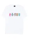 Ps By Paul Smith Crew Neck T-shirt With Print In White