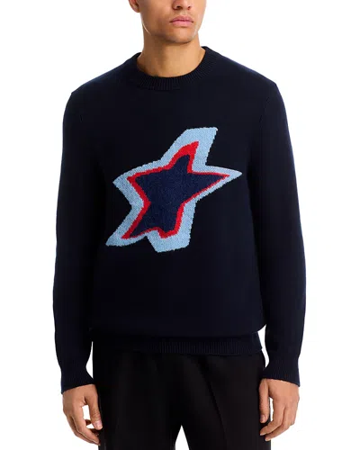 Ps By Paul Smith Crewneck Sweater In Blue