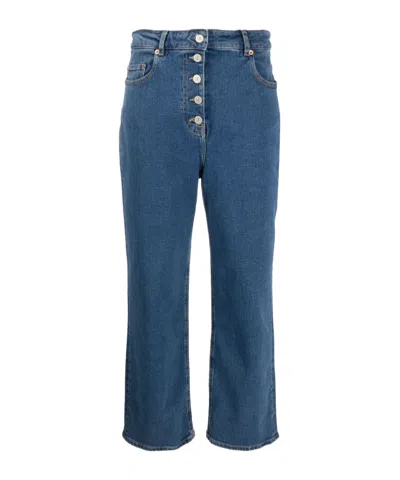 PS BY PAUL SMITH PS PAUL SMITH HIGH-WAISTED CROPPED JEANS