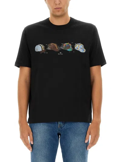 PS BY PAUL SMITH CYCLING CAPS T-SHIRT