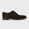 Ps By Paul Smith Dark Brown Suede 'timothy' Shoes