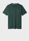 Ps By Paul Smith Dark Green Organic Cotton Zebra Logo T-shirt In Green