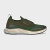 Ps By Paul Smith Dark Green 'volt' Trainers Brown