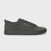 Ps By Paul Smith Dark Grey Nubuck 'lee' Trainers In Gray