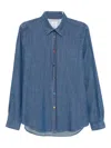 Ps By Paul Smith Denim Shirt In Blue