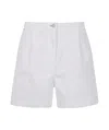 Ps By Paul Smith Ps Paul Smith Cotton Denim Shorts In White