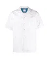 Ps By Paul Smith Doodle-print Camp-collar Shirt In White