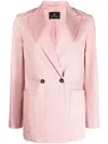Ps By Paul Smith Double-breasted Blazer In Rosa