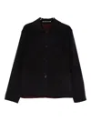 Ps By Paul Smith Double-face Button Jacket In Multi