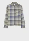 Ps By Paul Smith Ps Paul Smith Checked Cotton Shirt Jacket In Brown