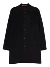Ps By Paul Smith Double-face Coat In Black