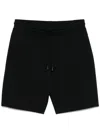 Ps By Paul Smith Drawstring-waist Track Shorts In Black