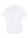 Ps By Paul Smith Dream Palm Tree Shirt In White