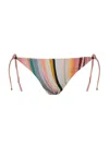 Ps By Paul Smith Ps Paul Smith Dusky Swirl Tie Bikini Bottom In Multicolour