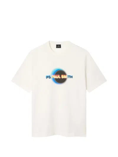 Ps By Paul Smith Ps Paul Smith Eclipse T-shirt In White