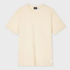 Ps By Paul Smith Ecru Marl Cotton-linen T-shirt White In White